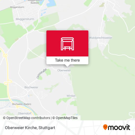 Oberweier Kirche map