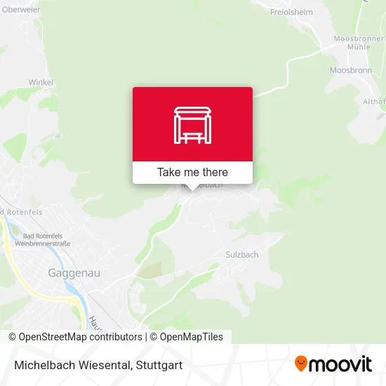 Карта Michelbach Wiesental