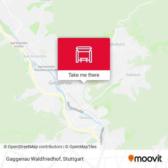 Карта Gaggenau Waldfriedhof