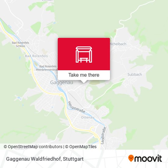 Gaggenau Waldfriedhof map