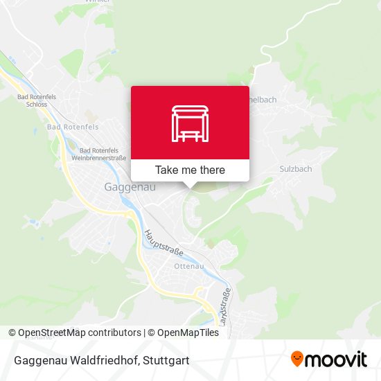 Gaggenau Waldfriedhof map