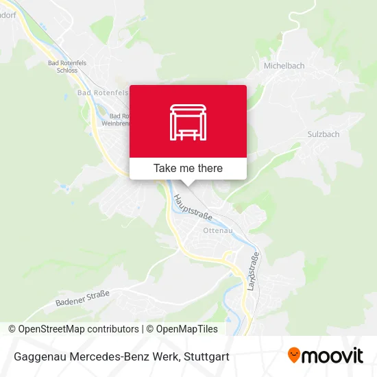 Карта Gaggenau Mercedes-Benz Werk