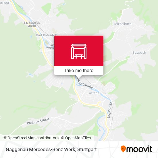 Gaggenau Mercedes-Benz Werk map