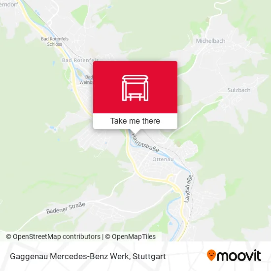 Карта Gaggenau Mercedes-Benz Werk