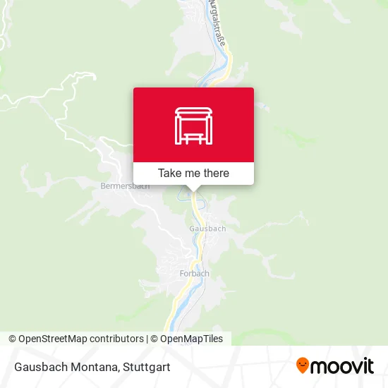 Карта Gausbach Montana