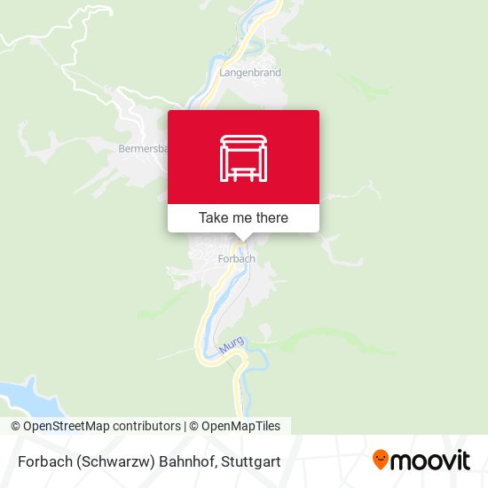 Forbach (Schwarzw) Bahnhof map