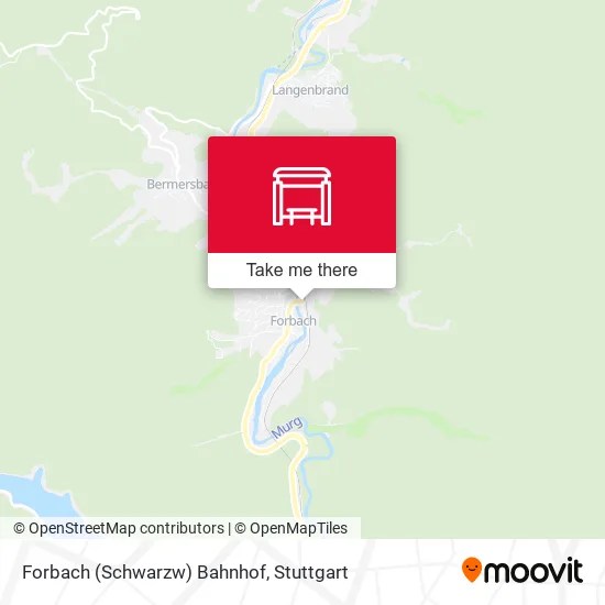 Карта Forbach (Schwarzw) Bahnhof