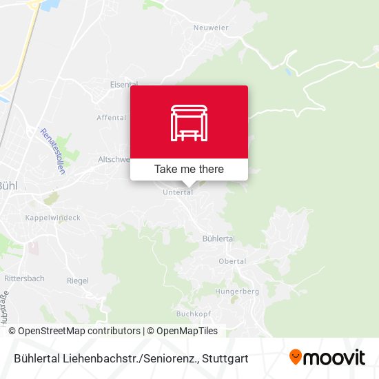Bühlertal Liehenbachstr. / Seniorenz. map