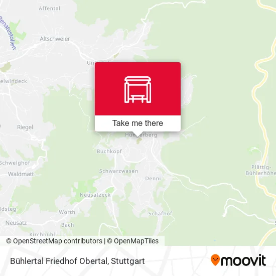 Карта Bühlertal Friedhof Obertal