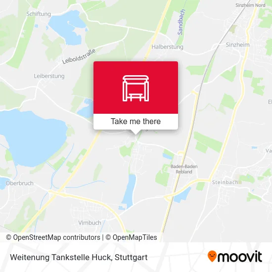 Карта Weitenung Tankstelle Huck