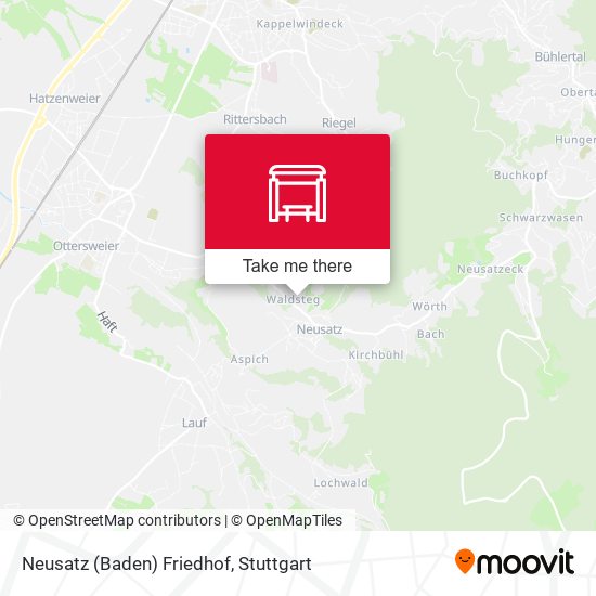 Neusatz (Baden) Friedhof map