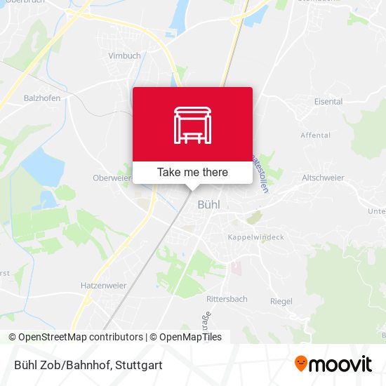 Bühl Zob/Bahnhof map