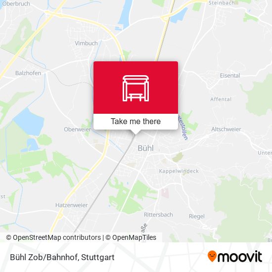 Bühl Zob/Bahnhof map