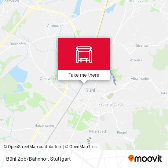 Bühl Zob/Bahnhof map