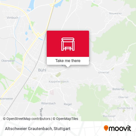 Altschweier Grautenbach map