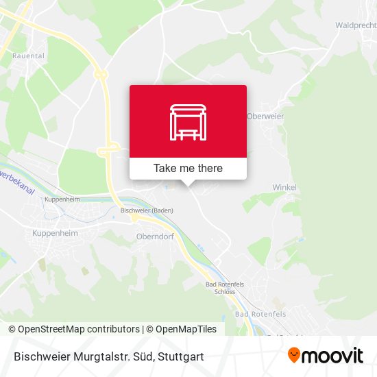 Bischweier Murgtalstr. Süd map