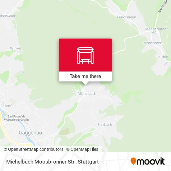 Карта Michelbach Moosbronner Str.