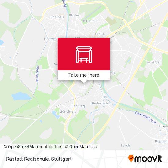 Карта Rastatt Realschule