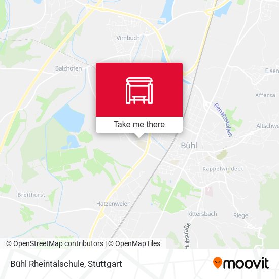 Bühl Rheintalschule map