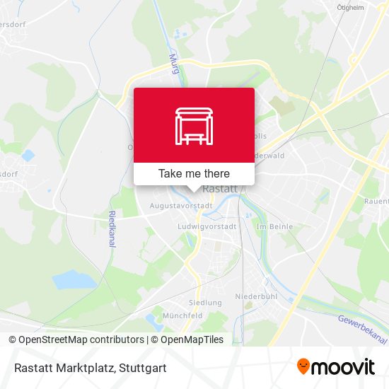 Карта Rastatt Marktplatz