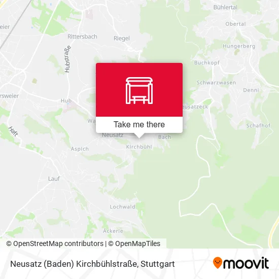Карта Neusatz (Baden) Kirchbühlstraße