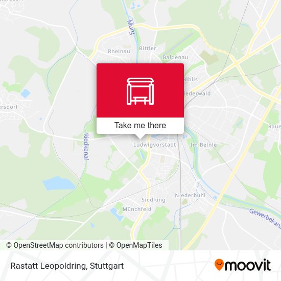 Карта Rastatt Leopoldring