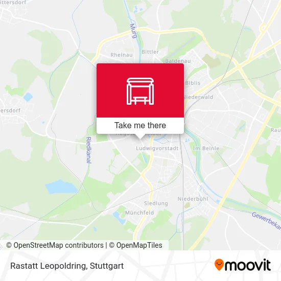 Карта Rastatt Leopoldring