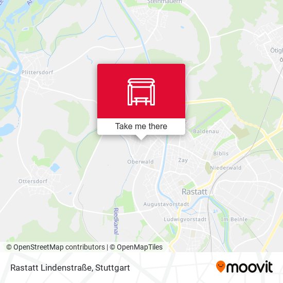 Карта Rastatt Lindenstraße