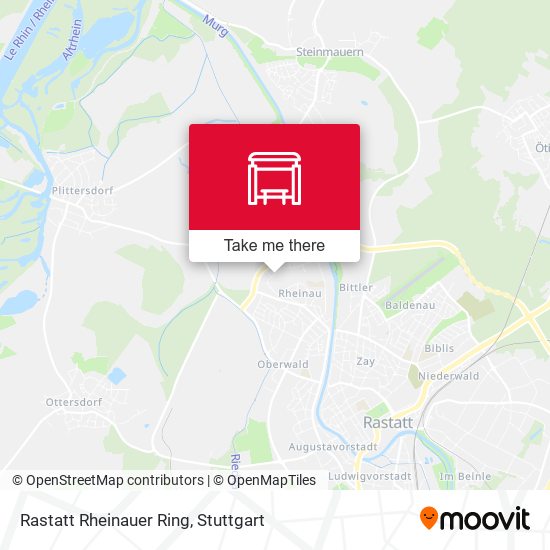 Карта Rastatt Rheinauer Ring
