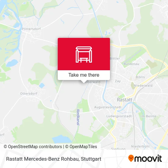 Карта Rastatt Mercedes-Benz Rohbau