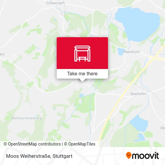 Карта Moos Weiherstraße