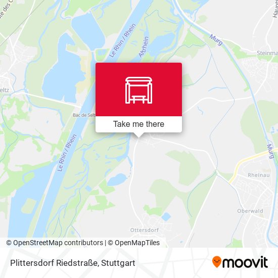 Plittersdorf Riedstraße map