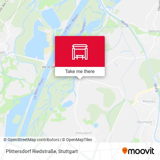 Plittersdorf Riedstraße map