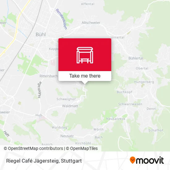 Карта Riegel Café Jägersteig