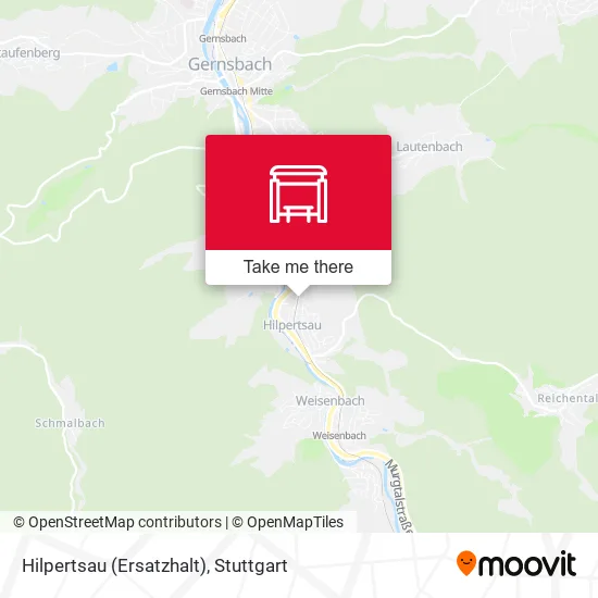 Карта Hilpertsau (Ersatzhalt)