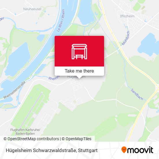Hügelsheim Schwarzwaldstraße map