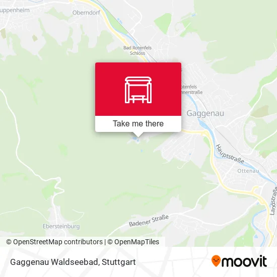 Карта Gaggenau Waldseebad