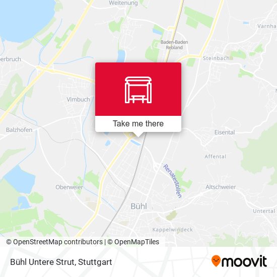 Bühl Untere Strut map