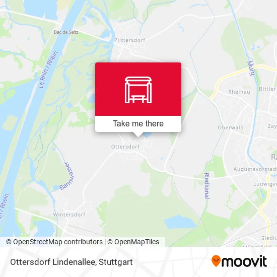 Карта Ottersdorf Lindenallee