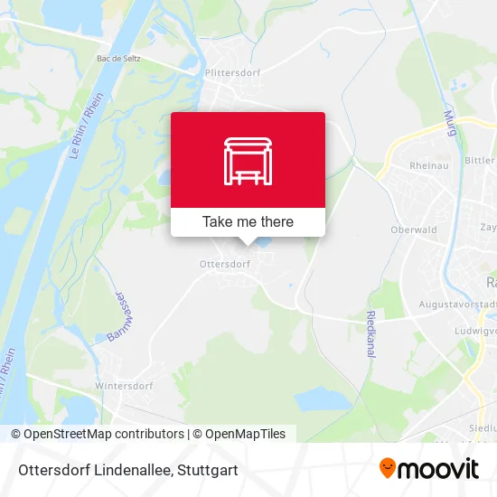 Карта Ottersdorf Lindenallee