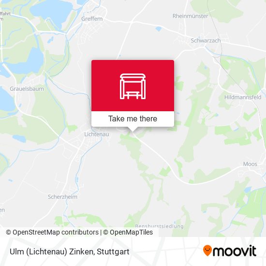 Карта Ulm (Lichtenau) Zinken