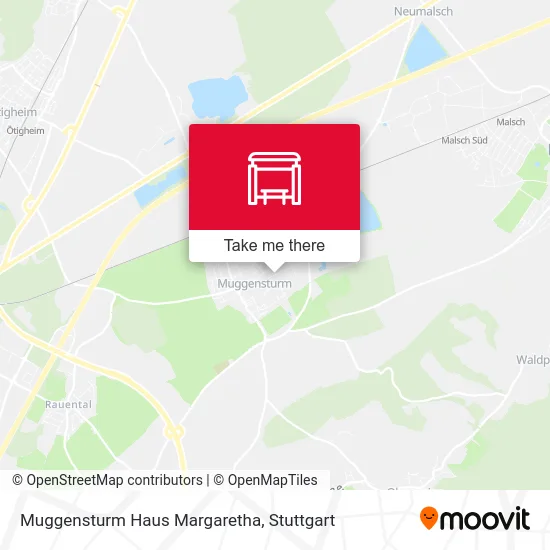 Muggensturm Haus Margaretha map