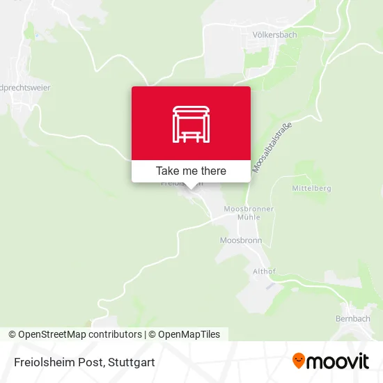 Карта Freiolsheim Post