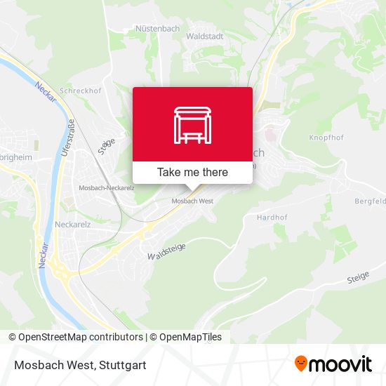 Карта Mosbach West