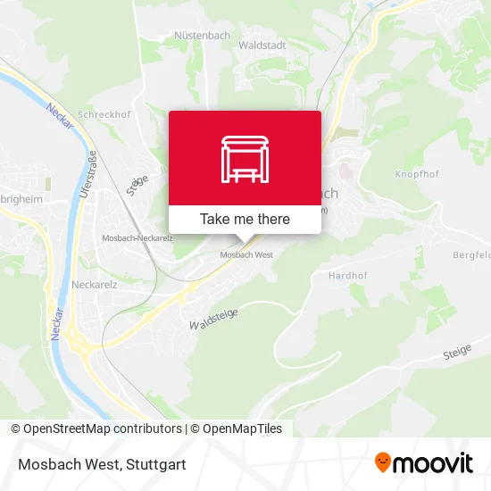 Карта Mosbach West