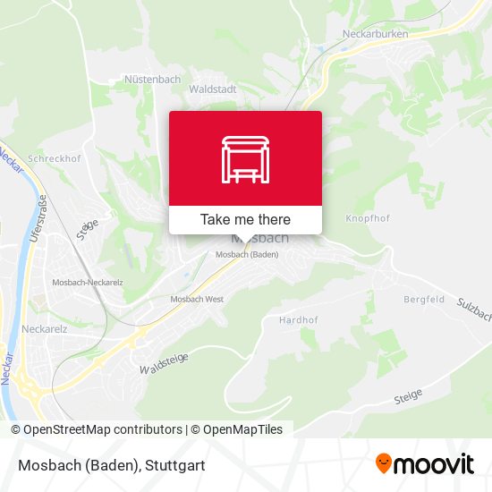 Карта Mosbach (Baden)