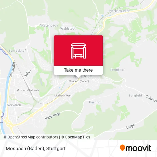 Карта Mosbach (Baden)