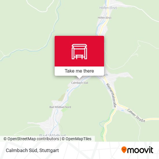 Карта Calmbach Süd