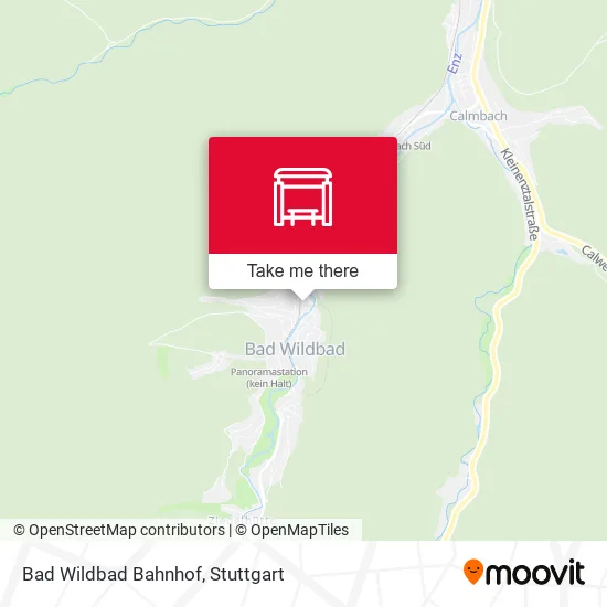 Карта Bad Wildbad Bahnhof