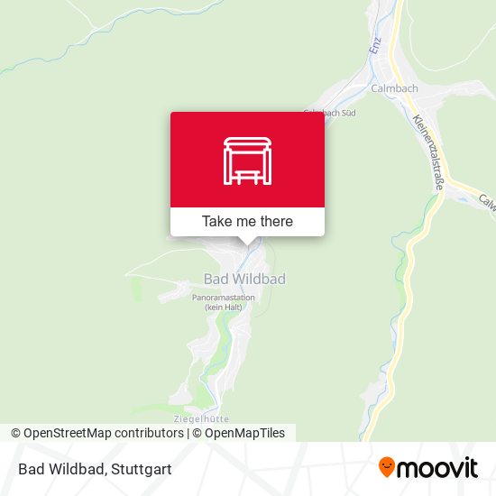 Карта Bad Wildbad